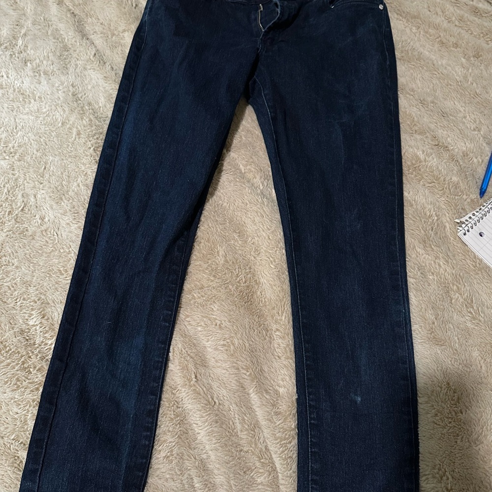 Dark Blue Denim Jeans